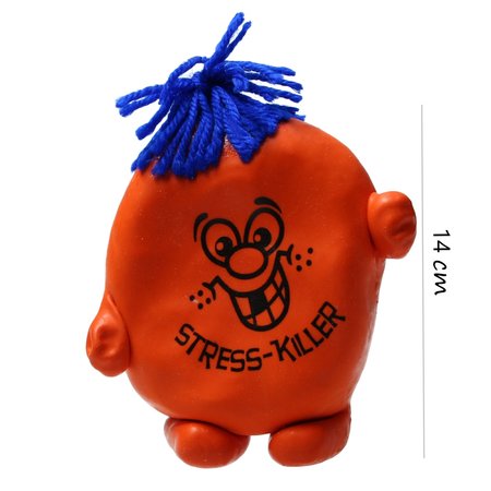 Banzaa Stressbal Kneedbaar poppetje – Versterking van Hand Pols en Onderarm – Oranje