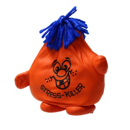 Banzaa Stressbal Kneedbaar poppetje – Versterking van Hand Pols en Onderarm – Oranje