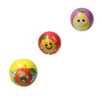 Stressbal Hard Density – Fruit 7,5 cm –3 stuks