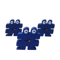 Stressbal Hashtag Medium Density 3 stuks # Blauw