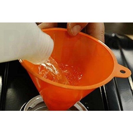 Banzaa Premium plastic trechter set – 4 stuks – Ø 115/95/73/50mm | Voor snelle en schone overdracht van vloeistoffen, olie, water en droge stoffen en Poeders | Voor Gebruik in Auto, Voertuigen, Keuken en Tuin