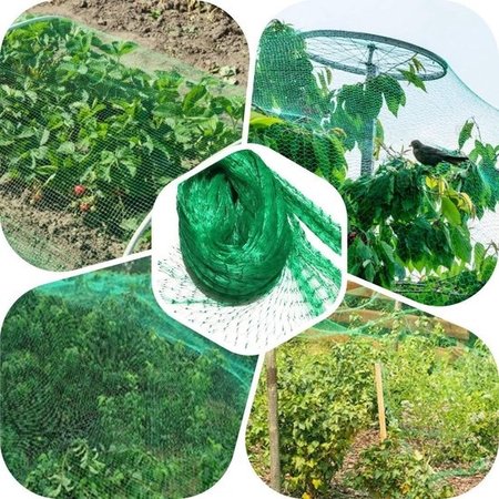 Banzaa Tuin net fijnmazig – Tuinnet – Vijvernet - Vogelnet - Groen – 10 x 4 meter