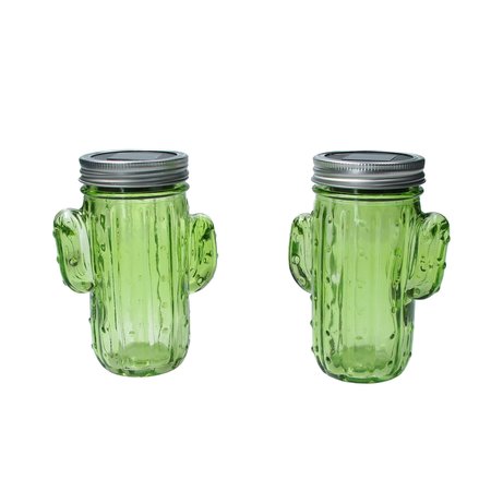 Banzaa Cactus solar lamp set 2 stuks