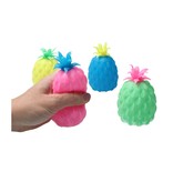 Banzaa Banzaa Ananas Waterparels Stressbal 11x7cm 4 stuks Blauw ‒ Groen ‒ Roze ‒ Geel