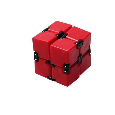 Banzaa Banzaa Infinite Magic Cube - Friemelkubus - Fidget Toys Rood