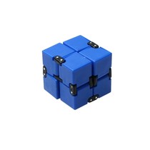 Infinite Magic Cube - Friemelkubus - Fidget Toys Blauw