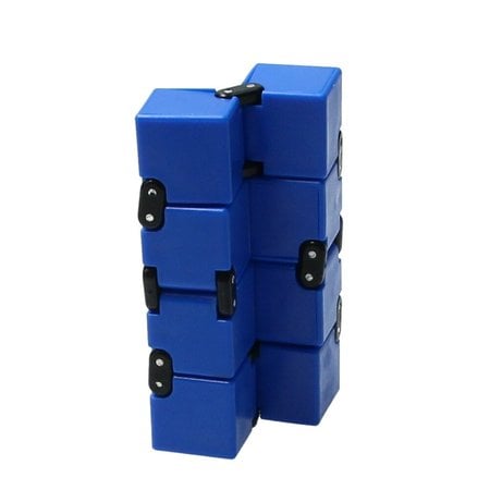 Banzaa Banzaa Infinite Magic Cube - Friemelkubus - Fidget Toys Blauw
