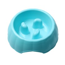 Anti schrok voerbak hond en kat  ø21cm Blauw