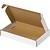 Post.nl 50stuks Brievenbusdoos A6 brievenbusdozen - 180x115x28 mm - verzenddoos met bovenklep