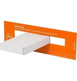 Post.nl 50stuks Brievenbusdoos A6 brievenbusdozen - 180x115x28 mm - verzenddoos met bovenklep