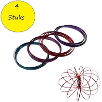 Magic 3D Flow Rings set Multi Color 4 stuks
