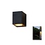 Banzaa Banzaa Wandlamp Led GU-10 5,5w Warm Wit ‒ Enkele lichtbundel Dimbaar ‒ rechthoek 9cm Zwart