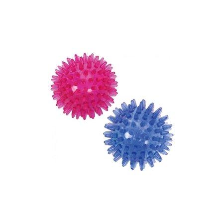 Jean Products Massage bal voor spieren | rond | set van 2 | blauw en roze | stress bal | spierpijn | yoga fitness