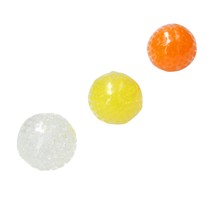 Sticky Balls 7cm ‒  Stressbal Waterparels 2-in-1 ‒ set van 3 Geel, Oranje, Transparant