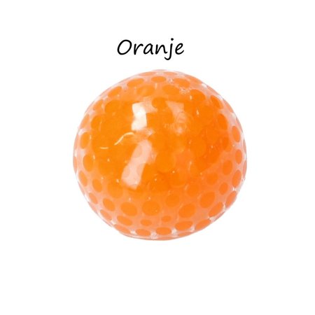 Banzaa Banzaa Sticky Balls 7cm ‒  Stressbal Waterparels 2-in-1 ‒ set van 3 Geel, Oranje, Transparant