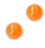 Banzaa Banzaa Anti stressbal Waterparels Mesh 7cm ‒ NEW Extra Dikke Ballon ‒ Set 2 Stuks Oranje