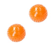 Anti stressbal Waterparels Mesh 7cm ‒ NEW Extra Dikke Ballon ‒ Set 2 Stuks Oranje