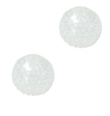 Banzaa Banzaa Anti stressbal Waterparels Mesh 7cm ‒ NEW Extra Dikke Ballon ‒ Set 2 Stuks Transparant