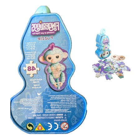 Fingerlings Fingerlings Puzzle in Shaped Tin Face Lenticular