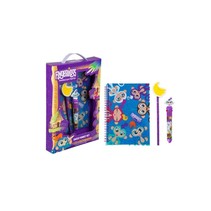 wowwee schrijfset - Notitieboek - Pen met 10 kleuren - Potlood gum