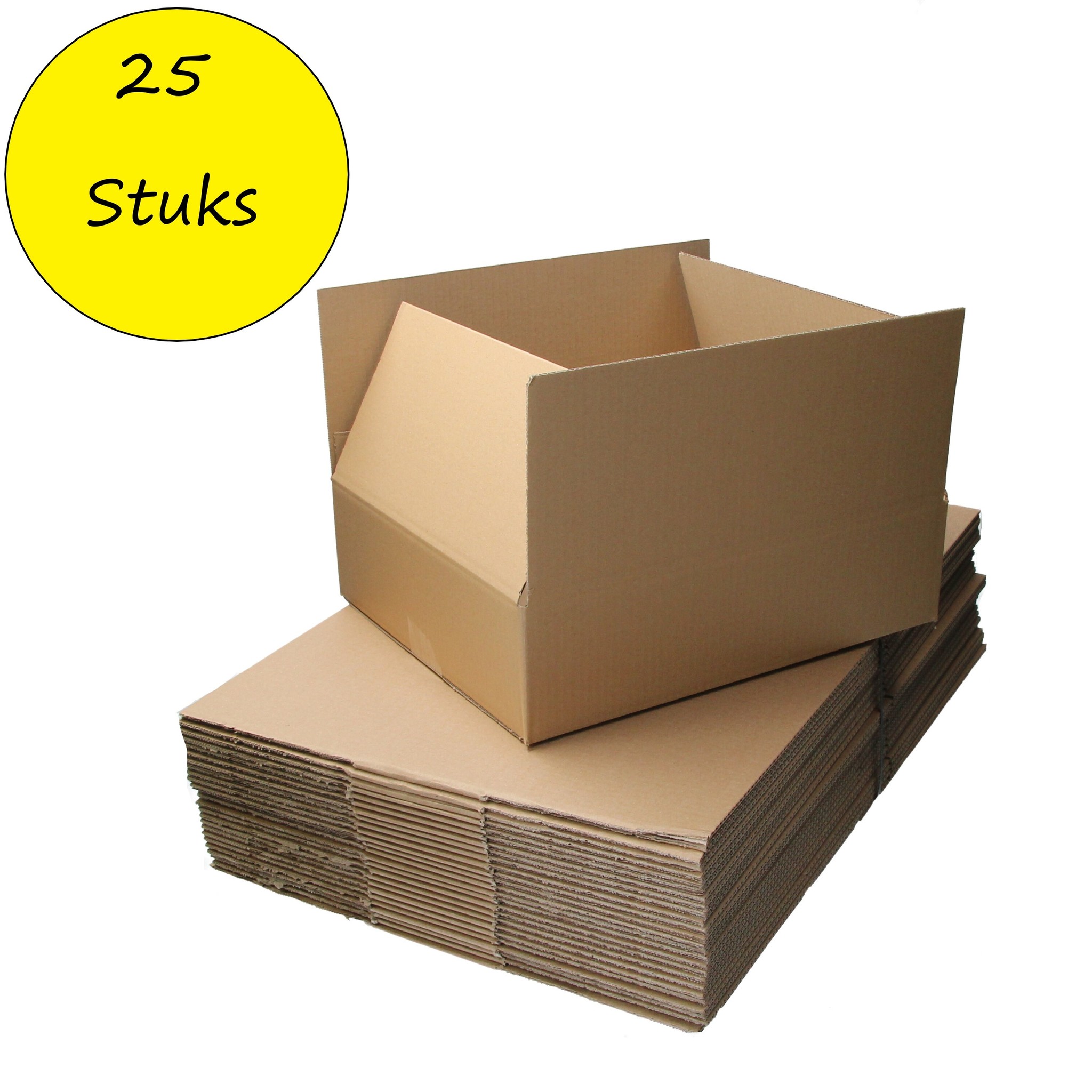 Banzaa 37.5x30x10cm ‒ Gerecycled karton 25 dozen | Best Online BV