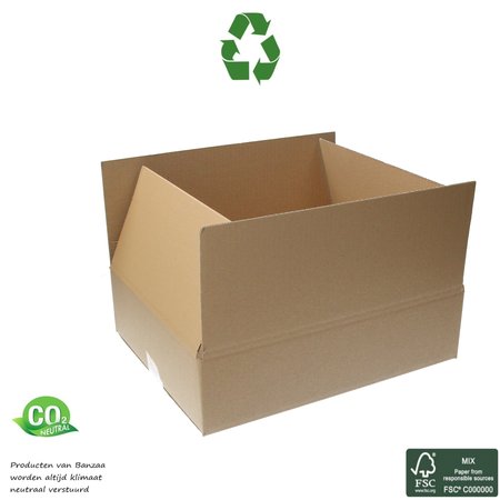 Banzaa Banzaa Verzenddozen ‒ 40x30x20cm ‒ FSC Gerecycled karton 25 dozen