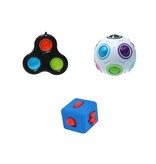 Banzaa Banzaa Fidget Toys Top 3 Pakket ‒ Rage 2021 ‒ Pop It, Cube, Puzzel