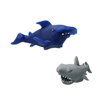 Fidget Zeemonster ‒ Anti stress Knijp Speelgoed ‒ Blauw, Grijs