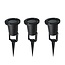 Banzaa Banzaa Prikspot 10cm IP65 ‒ Set 3 stuks Armatuur ‒ Tevens Grondspot of tuinspot 3-in-1