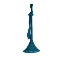 Gebreide Hanglamp Petrol -Small-Ø 15 cm