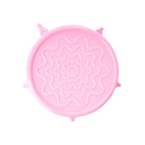 Siliconen Deksel Medium Bowl 14 cm Roze