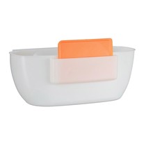 Opvangbak voor keukenafval - Afvalbak met spatel - 2 liter - Bakje - Emmertje -  wit