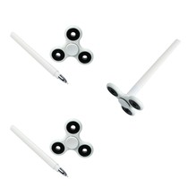 Fidget Pen Anti stress Performance Spinner set 3 stuks  ‒ 2 in 1 Rage 2021 Wit