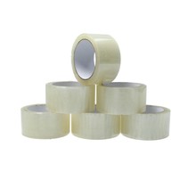 Verpakkingstape Low Noise tape – Transparant PP Acryl 50mm 66m 28MY Strong 6 Rollen