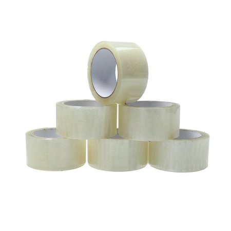 Banzaa  Verpakkingstape Low Noise tape – Transparant PP Acryl 50mm 66m 28MY Strong 6 Rollen
