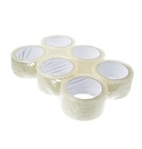 Banzaa  Verpakkingstape Low Noise tape – Transparant PP Acryl 50mm 66m 28MY Strong 6 Rollen