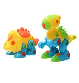 Banzaa Bouw je eigen Dino set 2 stuks - constructie Dinosaurus Triceratops & T-Rex