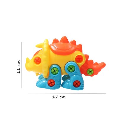 Banzaa Bouw je eigen Dino set 2 stuks - constructie Dinosaurus Triceratops & T-Rex