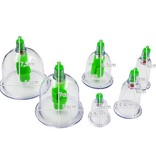 KL 20-Delige Cupping Set met 6 Formaten Cups Pull Out Vacuüm Apparaat | Cupping Therapy Set Anti Cellulitis | Chinese Massage Therapie | Vacuüm Cups Therapie met Pomp | Wellness | Anti Cellulite