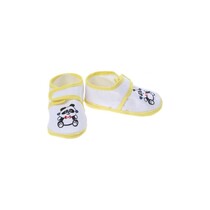 Babyschoenen Newborn Junior Geel Met Panda