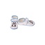 Junior joy  Babyschoenen Newborn Junior Wit/lichtblauw Met Panda