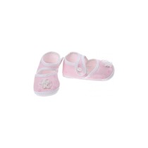 Babyschoenen Newborn Meisjes Roze Met Roos