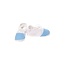 Junior joy Babyschoenen Newborn Junior Wit/blauw Met Strepen