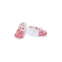 Babyschoenen Newborn Junior Rood/wit Geruit