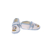 Babyschoenen Newborn Junior Wit/lichtblauw Met Puppy