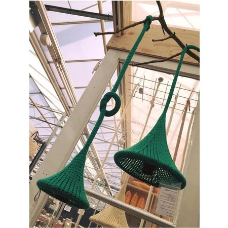 LemonWise Gebreide hanglamp - Donkergroen - Large - Ø 25 cm