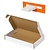 Merkloos A6 Brievenbusdoos  - 180x115x28 mm - 100 stuks