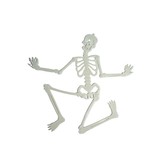 Merkloos  Halloween Hangskelet | Glow In The Dark Skelet | Hangend skelet | Schrikwekkende Halloween versiering