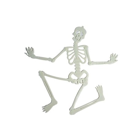 Merkloos  Halloween Hangskelet | Glow In The Dark Skelet | Hangend skelet | Schrikwekkende Halloween versiering