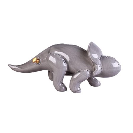 Kitchen Trend Spaarpot - dino - kinderkamer - Protoceratops - grijs